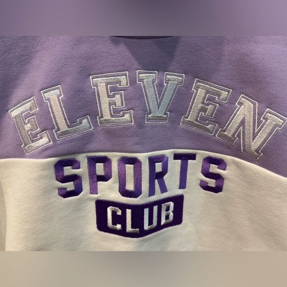 EleVen by Venus Williams Collegiate Sweatshirt Women's Size XS - Picture 3 of 8